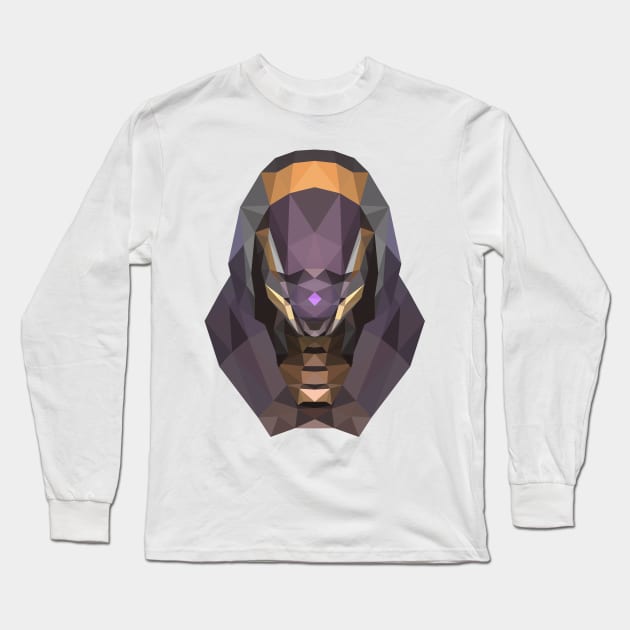 Low Poly Tali Mass Effect Long Sleeve T-Shirt by hoodwinkedfool